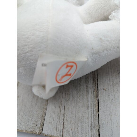 MVP White Poodle Plush Dog Glitter Eyes Stuffed Animal Toy Dog Fuzzy Plushie 7” - Picture 2 of 6